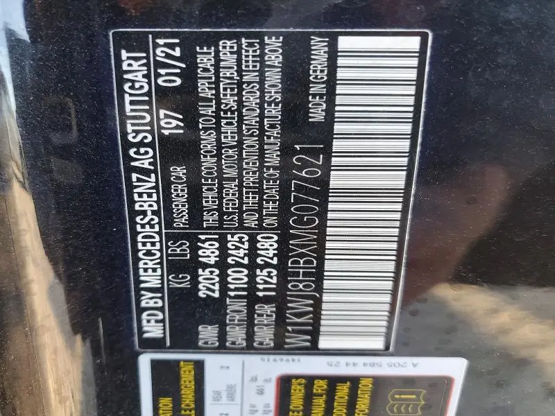 2021 MERCEDES-BENZ C 63 AMG-S  