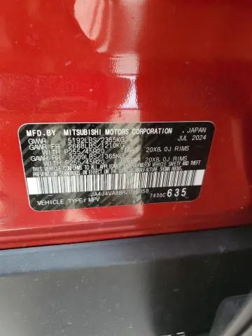 2024 MITSUBISHI OUTLANDER SE  