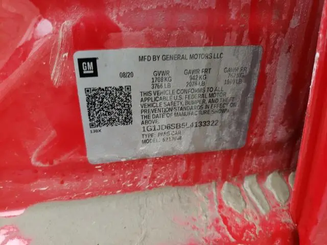 2020 CHEVROLET SONIC LT  