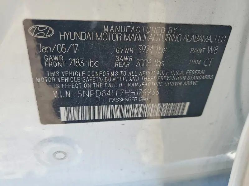 2017 HYUNDAI ELANTRA VALUE EDITION  