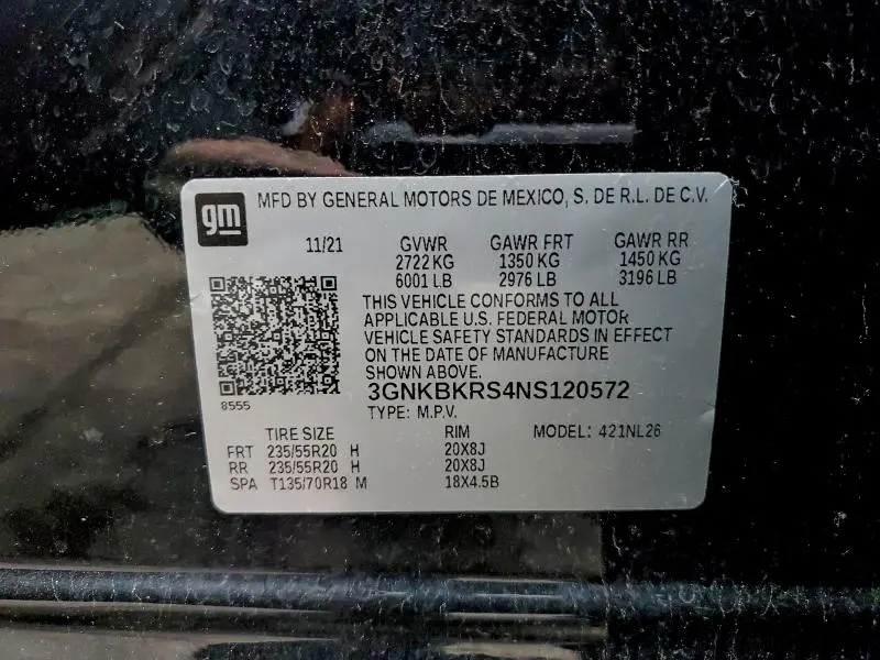 2022 CHEVROLET BLAZER RS  