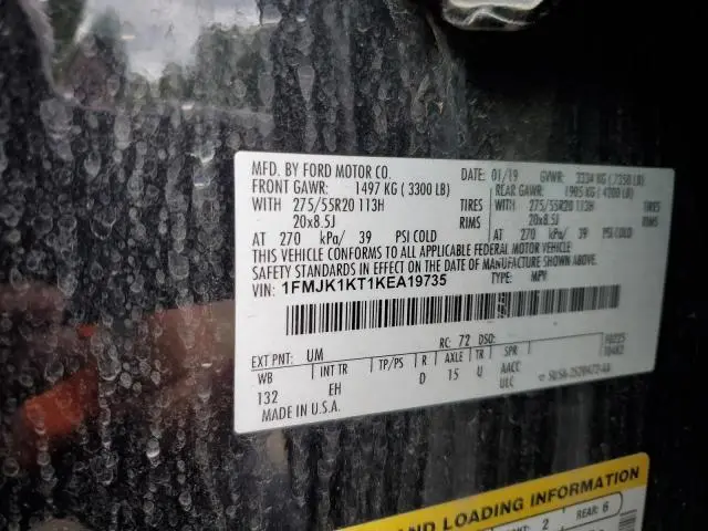 2019 FORD EXPEDITION MAX LIMITED  