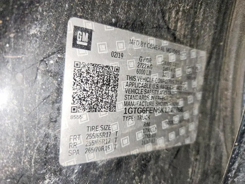 2019 GMC CANYON ALL TERRAIN  