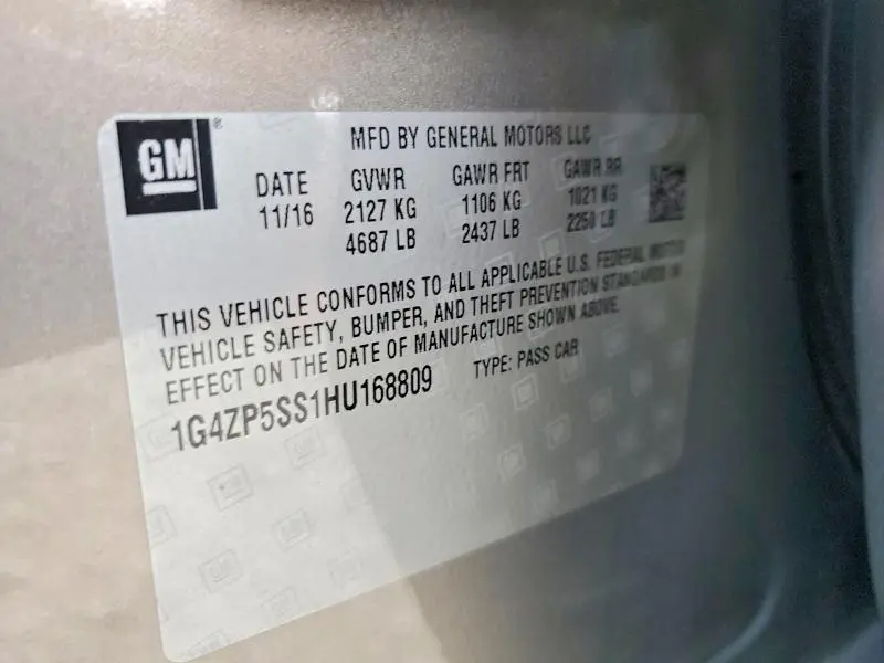 2017 BUICK LACROSSE ESSENCE  