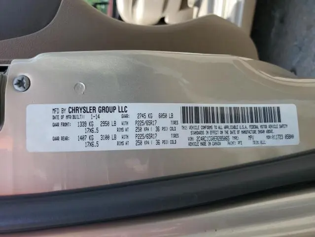 2014 CHRYSLER TOWN & COUNTRY TOURING L  