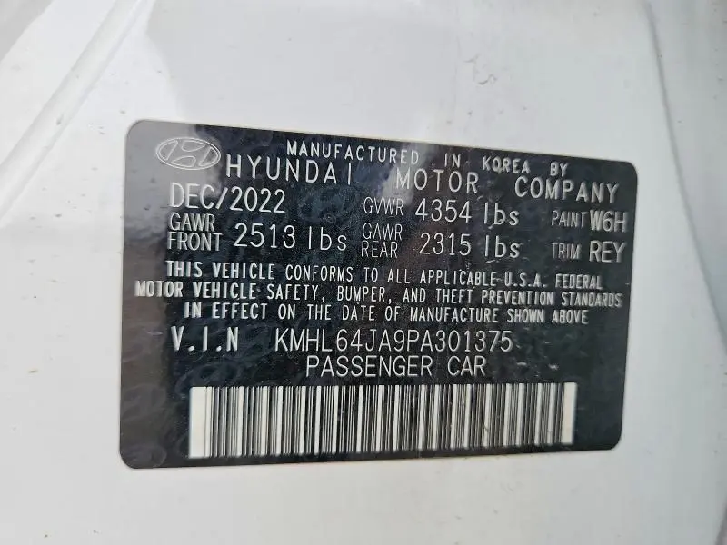 2023 HYUNDAI SONATA SEL  