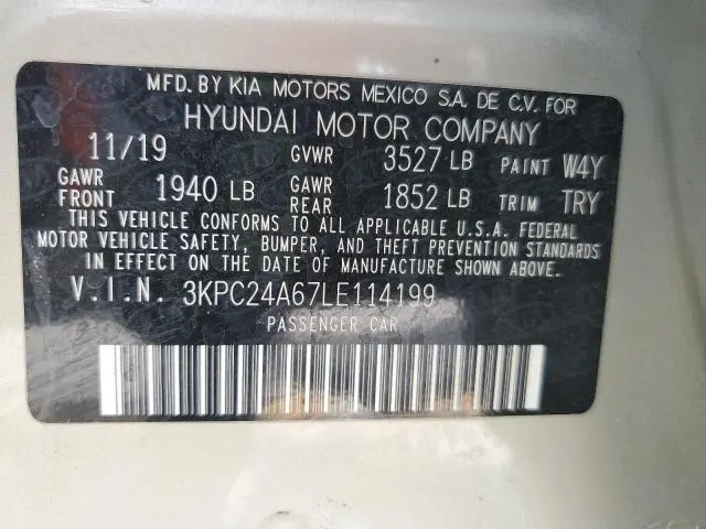 2020 HYUNDAI ACCENT SE  