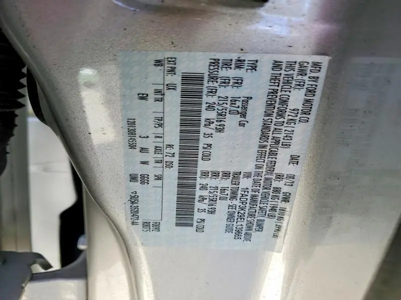 2014 FORD FOCUS SE  