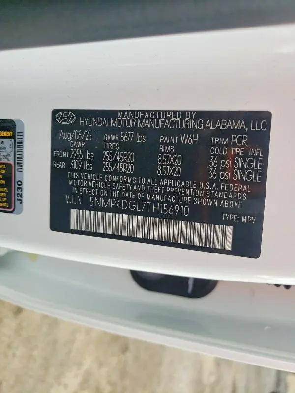 2026 HYUNDAI SANTA FE LIMITED  