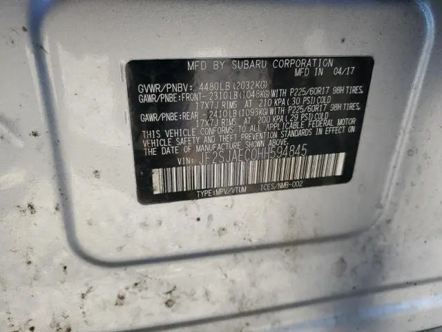 2017 SUBARU FORESTER 2.5I PREMIUM  