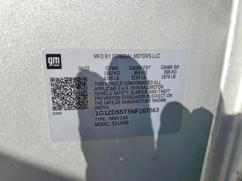 2022 CHEVROLET MALIBU LT  