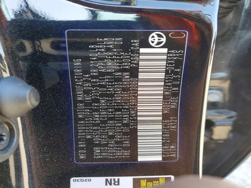 2024 TOYOTA COROLLA SE  