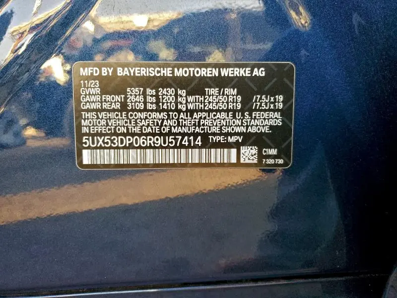 2024 BMW X3 XDRIVE30I  