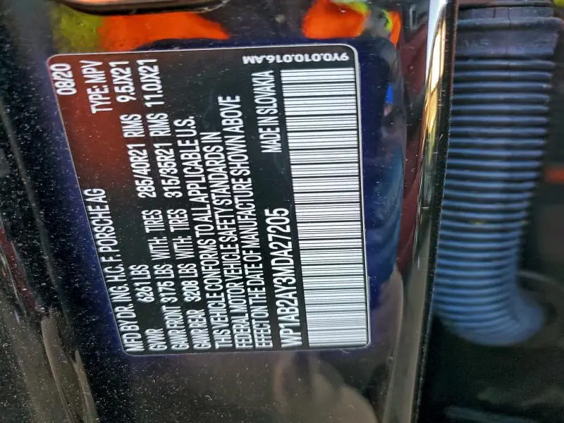 2021 PORSCHE CAYENNE S  