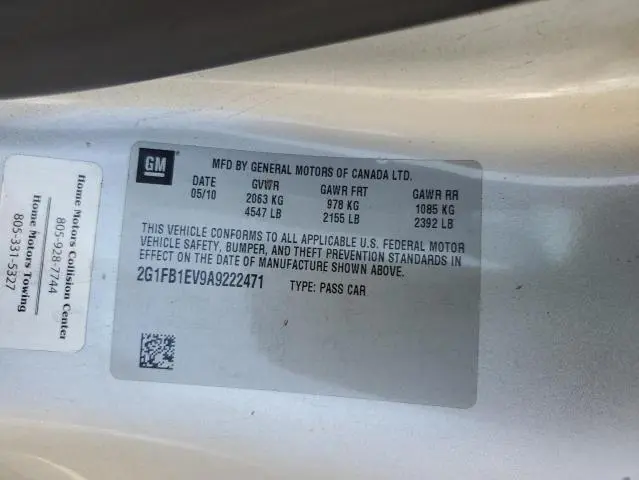 2010 CHEVROLET CAMARO LT