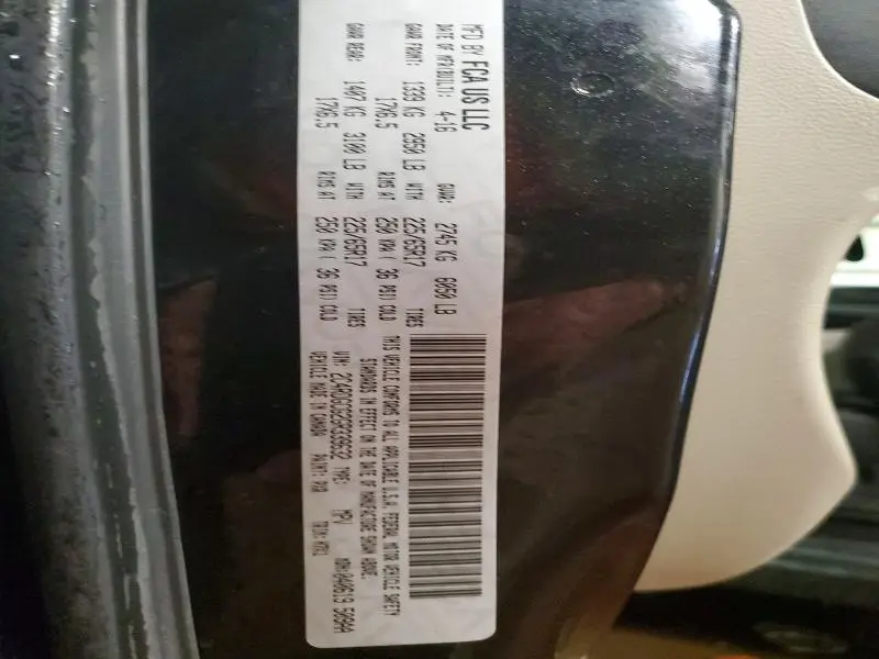 2016 DODGE GRAND CARAVAN SXT  