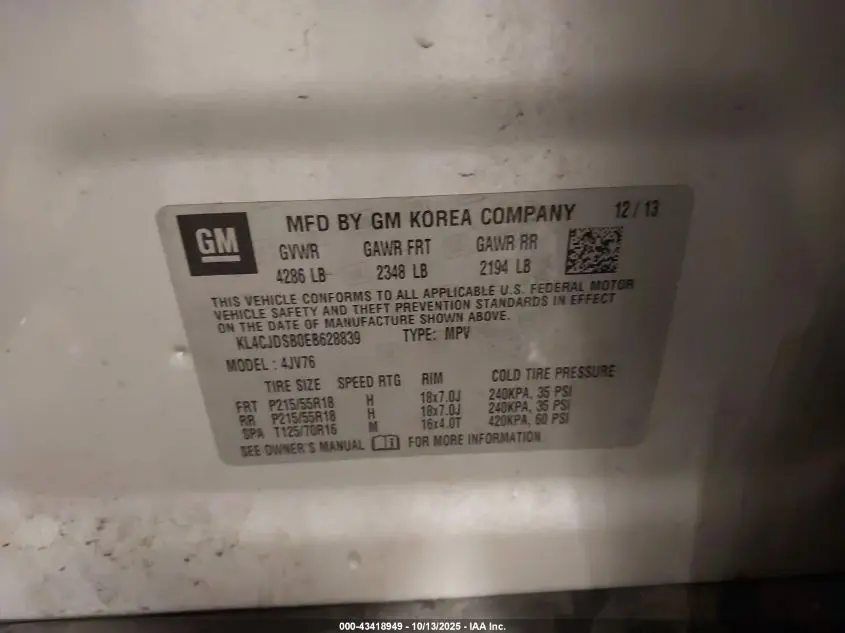 2014 BUICK ENCORE PREMIUM