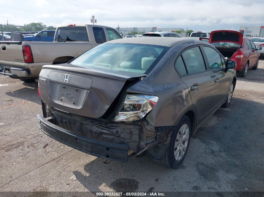 2012 HONDA CIVIC LX