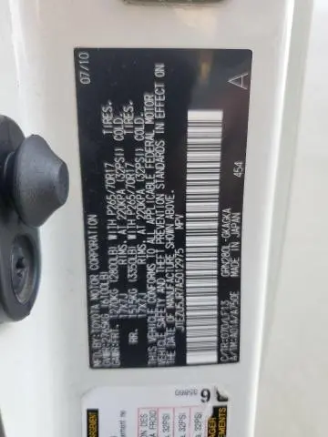 2010 TOYOTA 4RUNNER SR5  