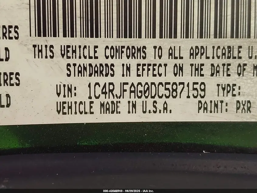 2013 JEEP GRAND CHEROKEE LAREDO ALTITUDE