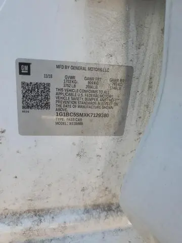 2019 CHEVROLET CRUZE LS  