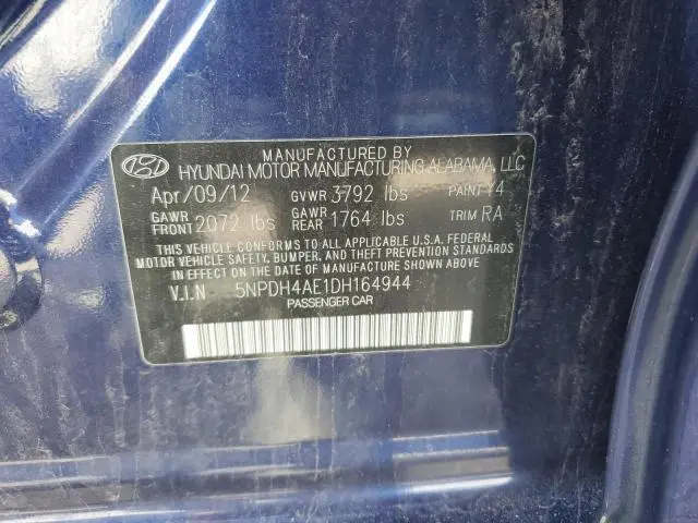 2013 HYUNDAI ELANTRA GLS  