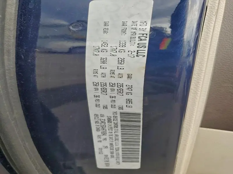 2017 CHRYSLER PACIFICA TOURING L  