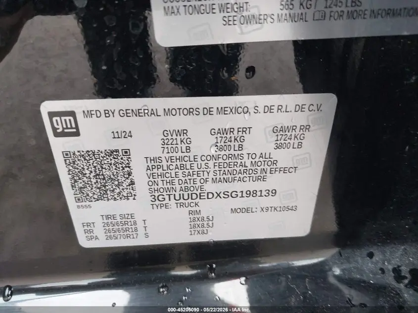 2025 GMC SIERRA 1500  