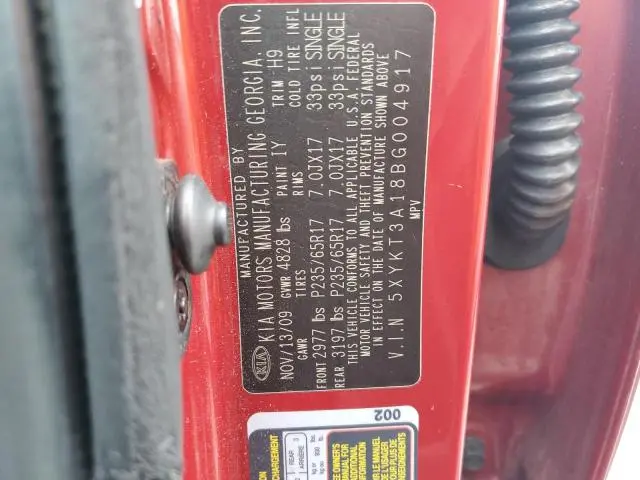 2011 KIA SORENTO BASE  