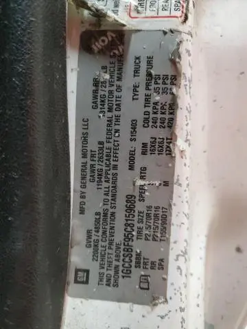 2012 CHEVROLET COLORADO   