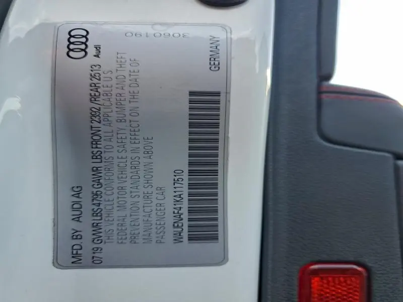 2019 AUDI A4 PREMIUM PLUS  