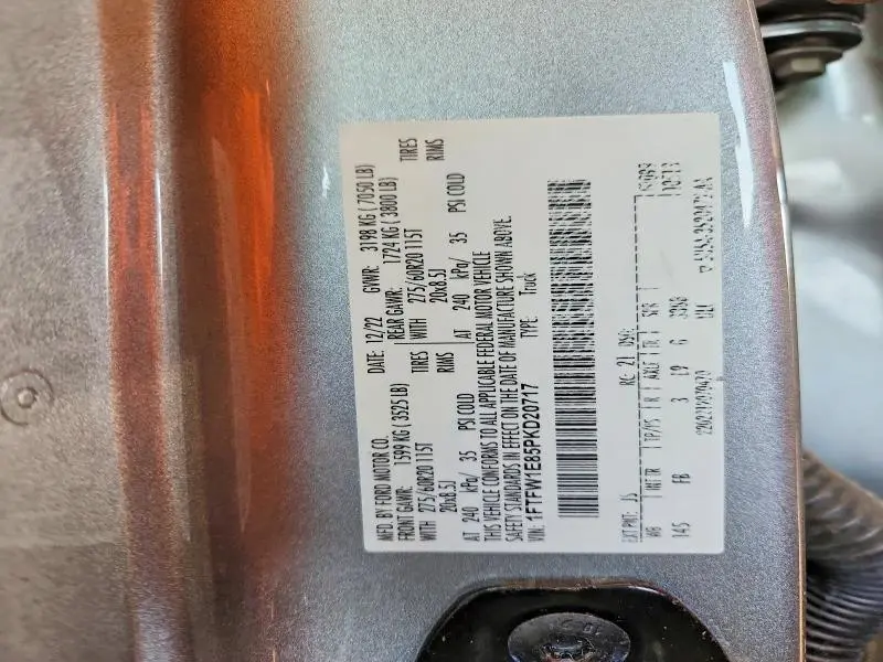 2023 FORD F150 SUPERCREW  