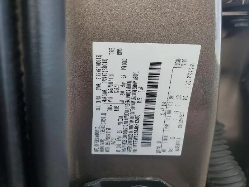 2018 FORD F150 SUPERCREW  