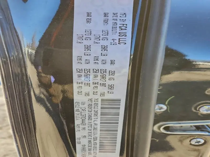 2019 JEEP CHEROKEE LATITUDE  