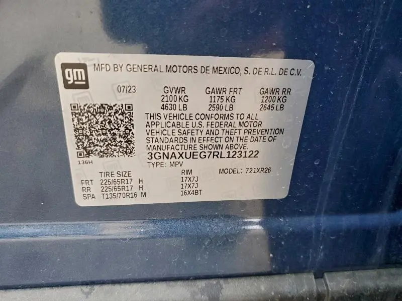 2024 CHEVROLET EQUINOX LT  