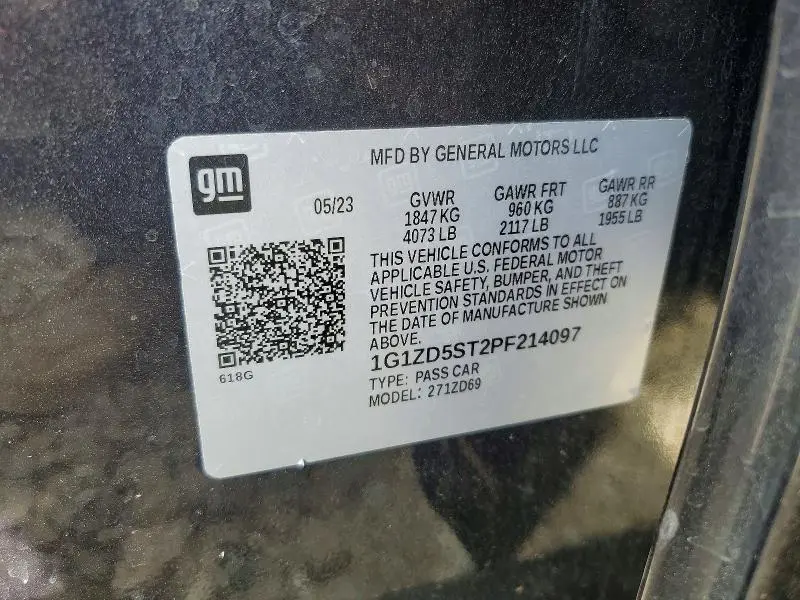 2023 CHEVROLET MALIBU LT  