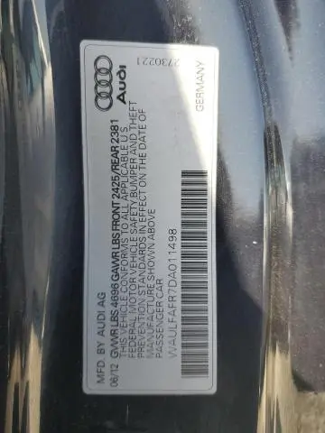 2013 AUDI A5 PREMIUM PLUS