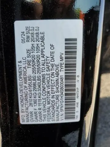 2025 HONDA PILOT SPORT  