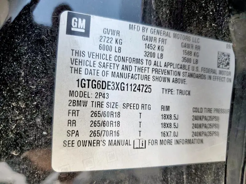2016 GMC CANYON SLT  