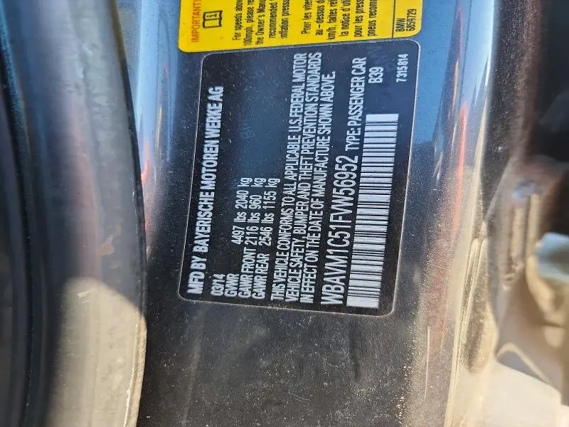 2015 BMW X1 SDRIVE28I  