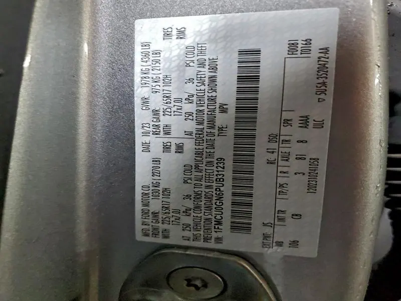 2023 FORD ESCAPE ACTIVE  