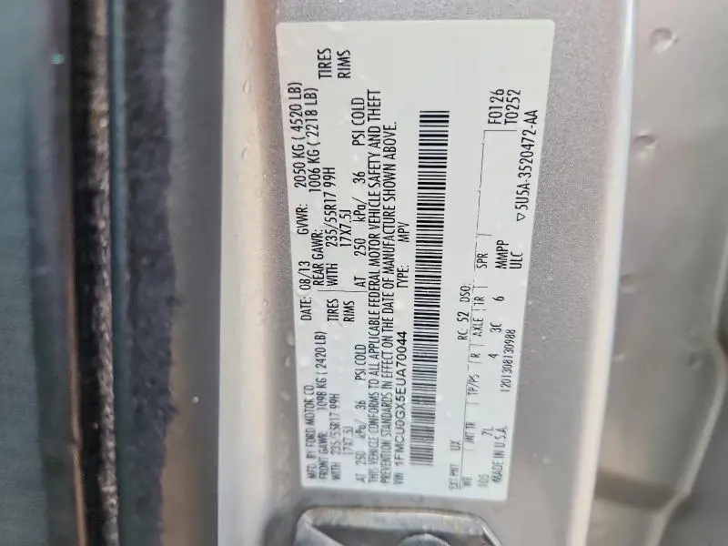 2014 FORD ESCAPE SE  