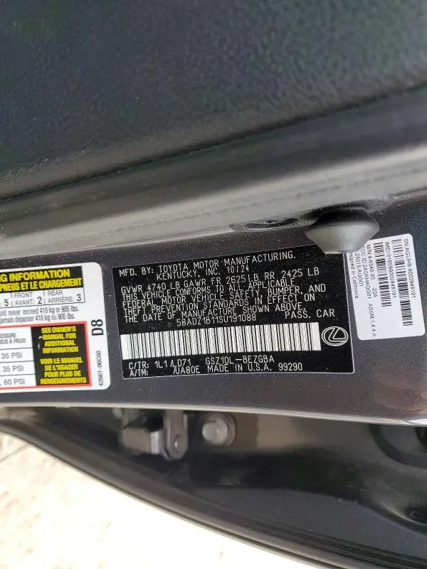 2025 LEXUS ES 350 BASE  