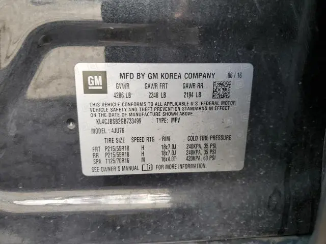 2016 BUICK ENCORE CONVENIENCE  