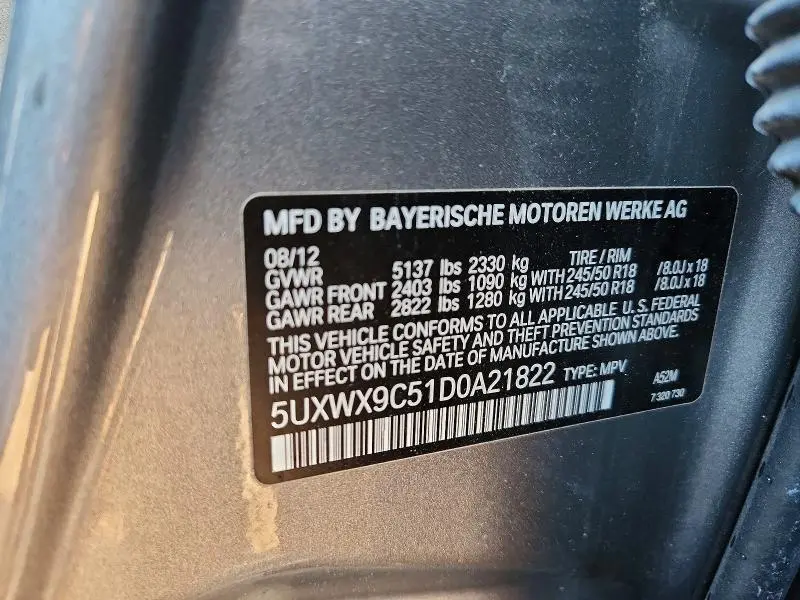 2013 BMW X3 XDRIVE28I  