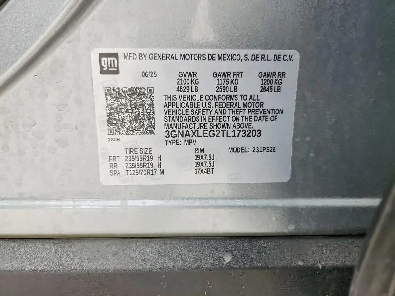 2026 CHEVROLET EQUINOX RS  