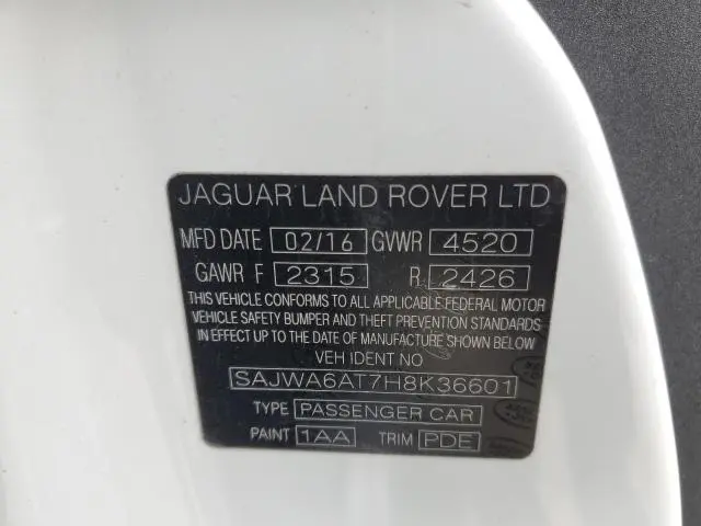 2017 JAGUAR F-TYPE   