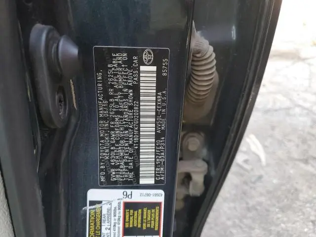 2016 TOYOTA CAMRY HYBRID  