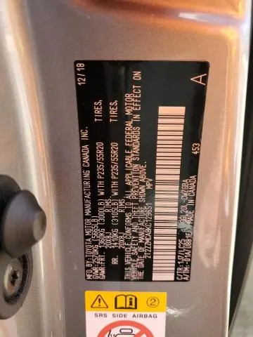 2019 LEXUS RX 350 BASE  