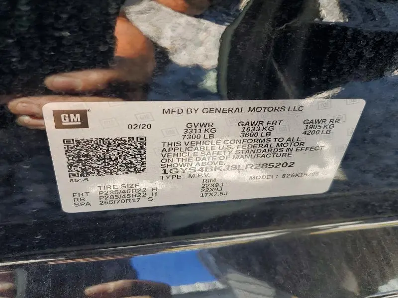 2020 CADILLAC ESCALADE LUXURY  